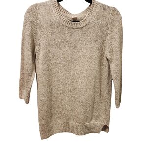 J. Crew Women's Tan Crew Neck Sweater